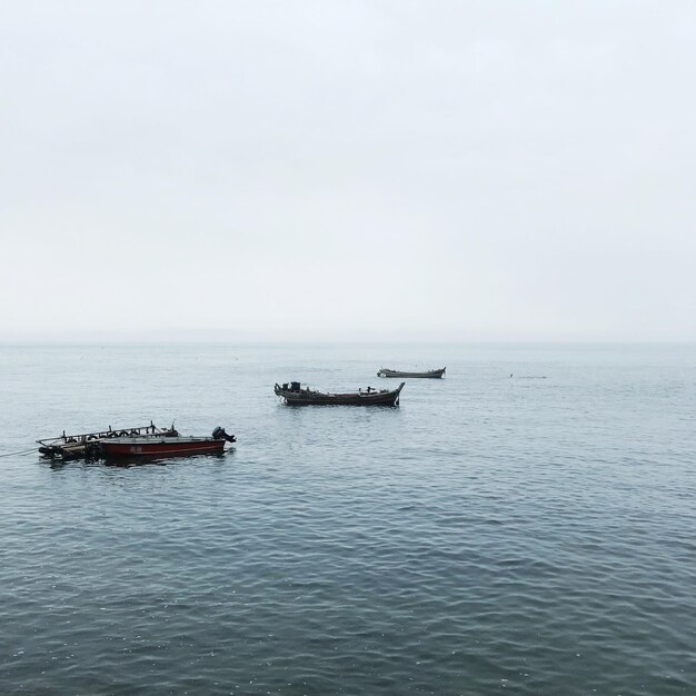 Photo scenic view of sea against sky