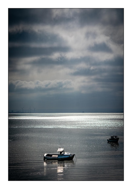 Photo scenic view of sea against sky