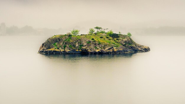 Photo scenic view of sea against sky