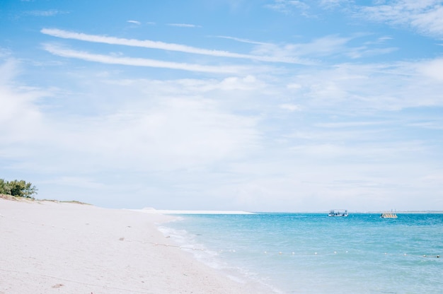 Photo scenic view of sea against sky