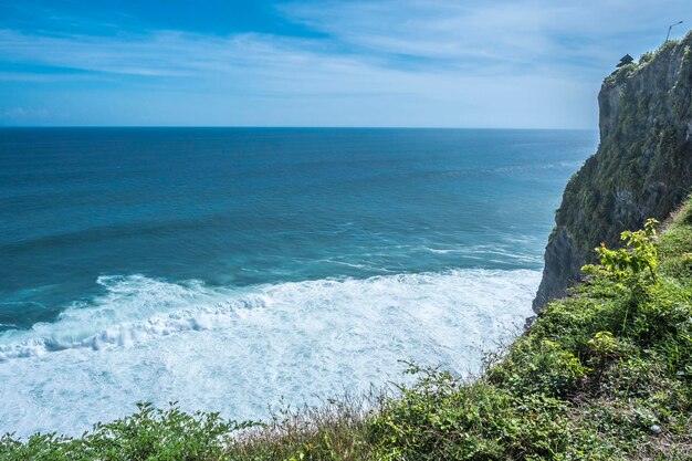 Photo scenic view of sea against sky