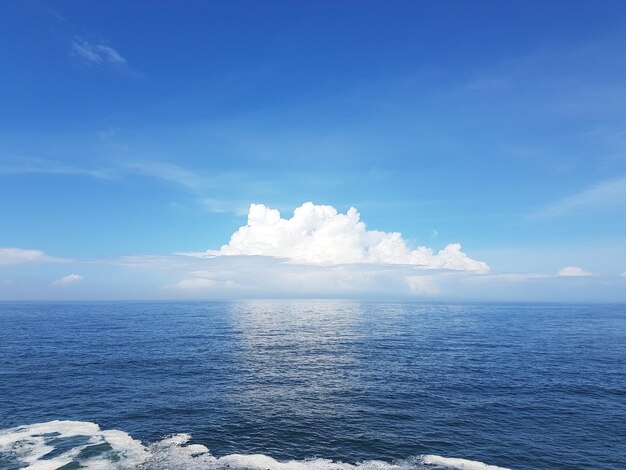 Photo scenic view of sea against sky
