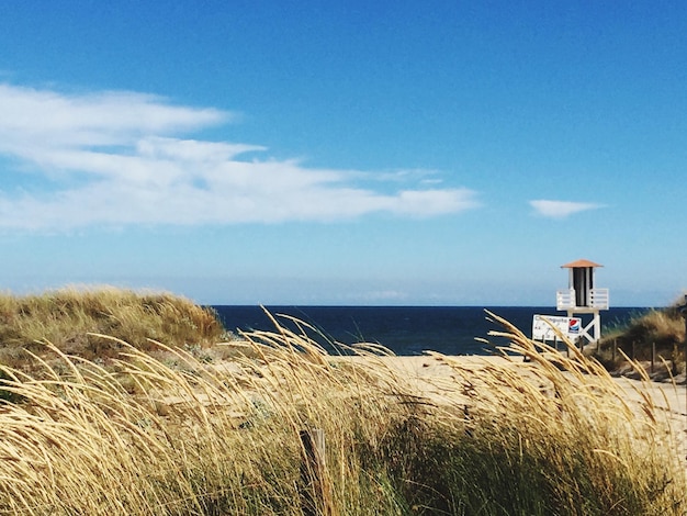 Photo scenic view of sea against sky