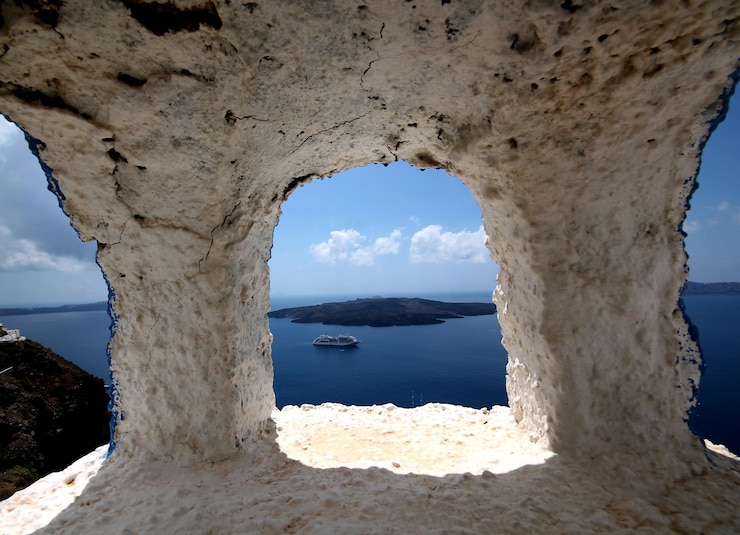 Photo 空に照らされた海の景色