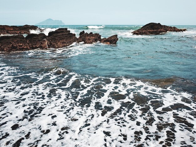 Photo scenic view of sea against sky