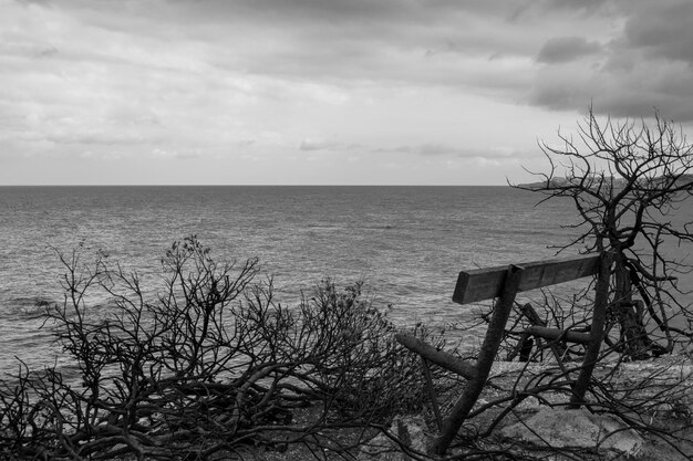 Photo scenic view of sea against sky