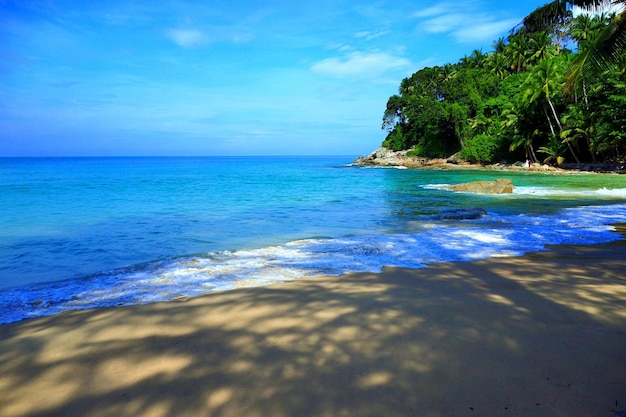 Photo scenic view of sea against sky