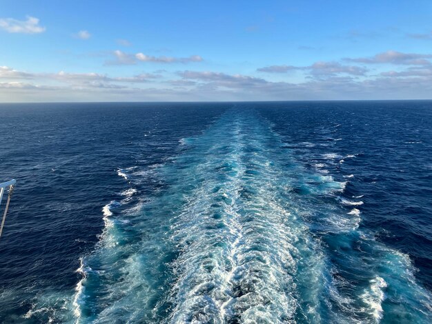 Photo scenic view of sea against sky