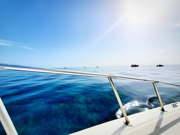 Photo scenic view of sea against sky