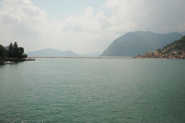 Photo scenic view of sea against sky