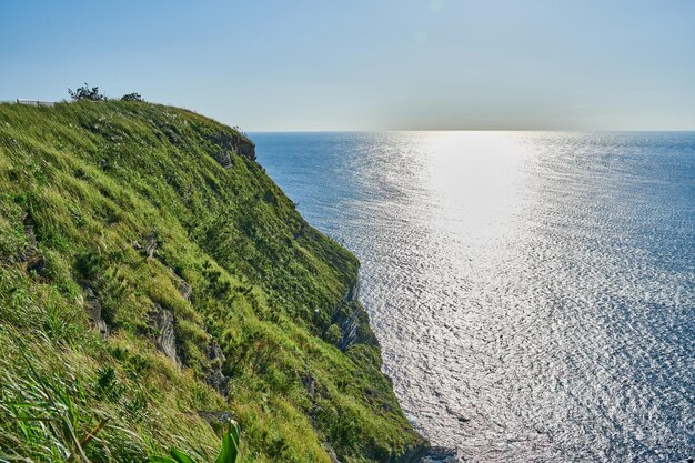 Foto vista panoramica del mare sul cielo