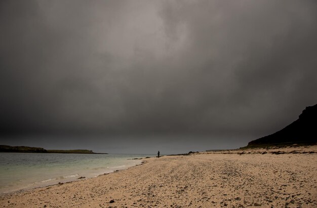 Photo scenic view of sea against sky