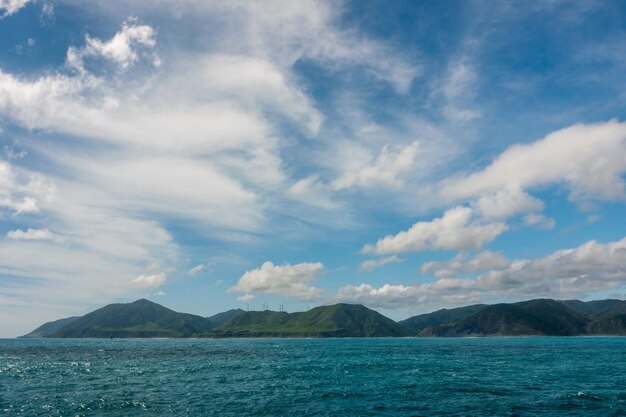 Photo scenic view of sea against sky