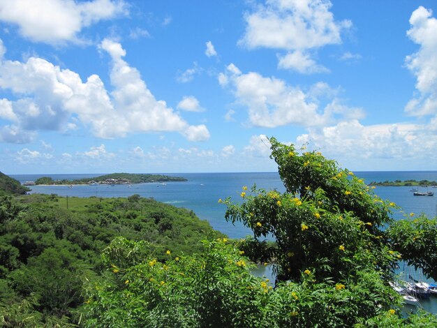 Photo scenic view of sea against sky