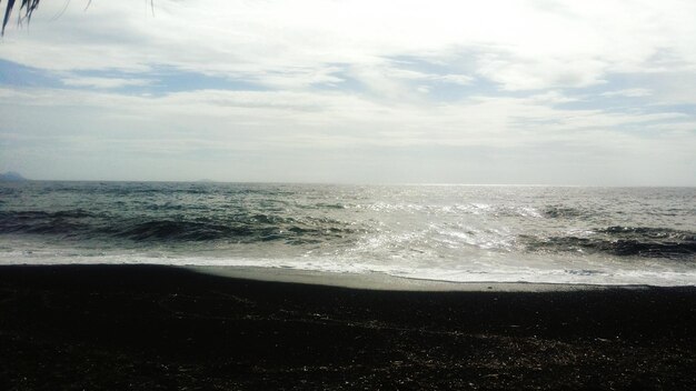 Photo scenic view of sea against sky