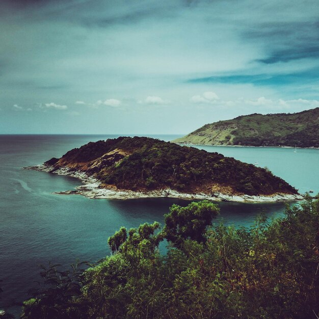 Photo scenic view of sea against sky