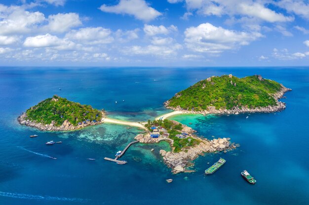 Photo scenic view of sea against sky