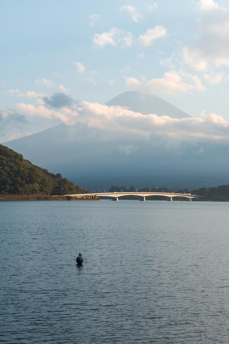 Photo 空に照らされた海の景色
