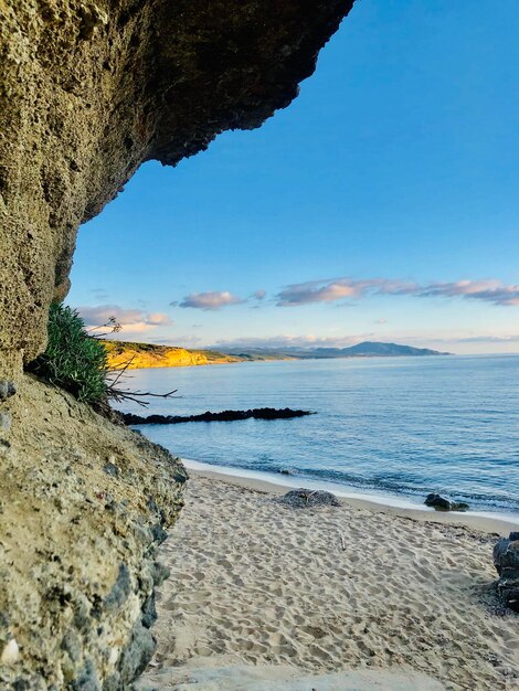 Photo scenic view of sea against sky