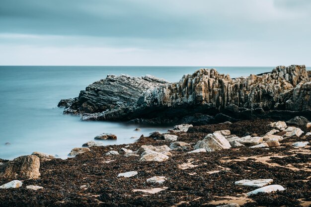 Photo scenic view of sea against sky