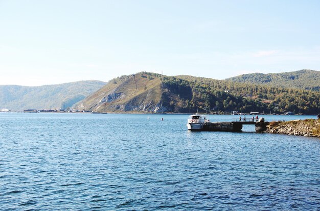 Foto vista panoramica del mare sul cielo