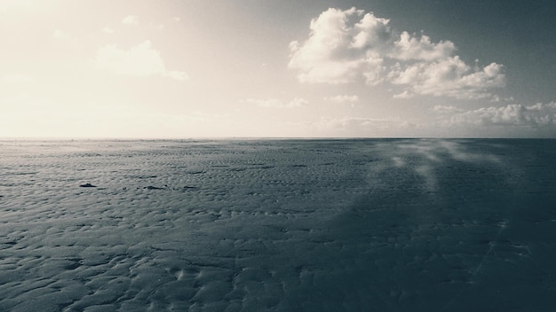 Photo scenic view of sea against sky