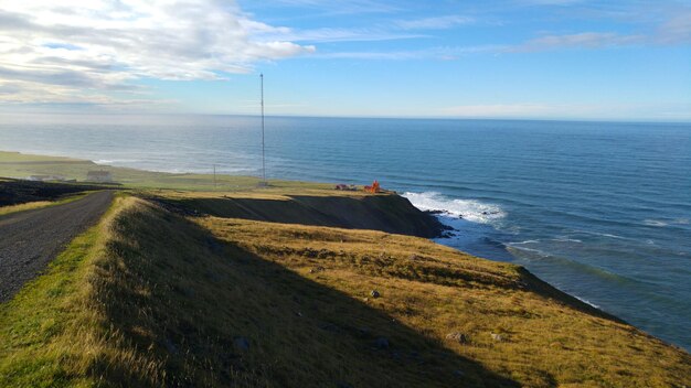 Photo scenic view of sea against sky