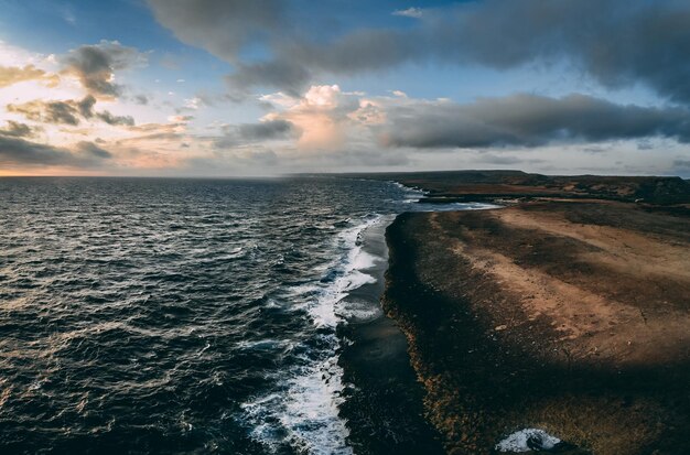 Photo scenic view of sea against sky