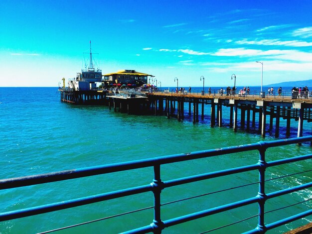 Photo scenic view of sea against sky