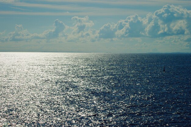 Photo scenic view of sea against sky