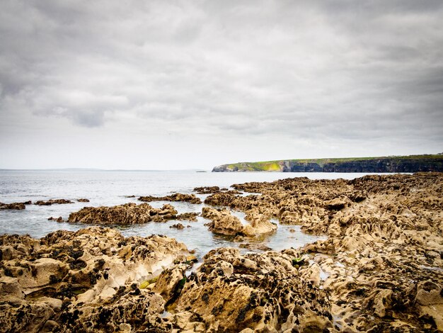 Photo scenic view of sea against sky