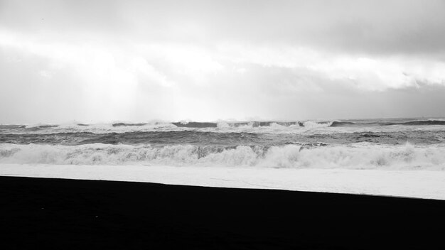 Photo scenic view of sea against sky