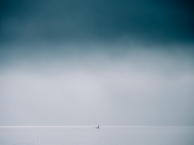 Photo scenic view of sea against sky