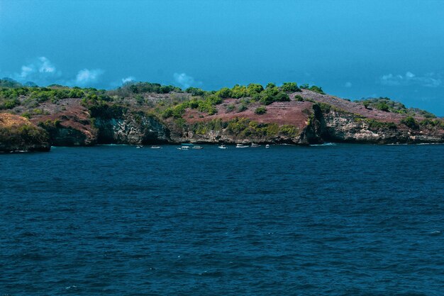 Photo scenic view of sea against sky