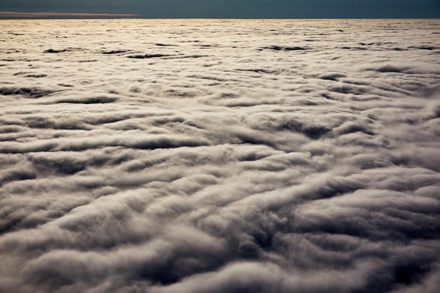 Foto vista panoramica del mare sul cielo