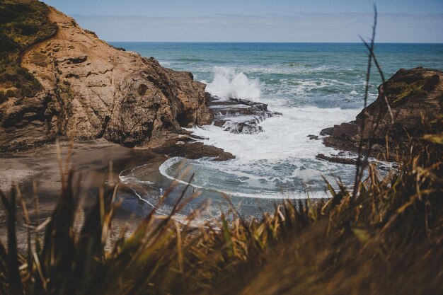 Photo scenic view of sea against sky