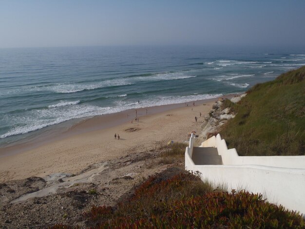 Photo scenic view of sea against sky