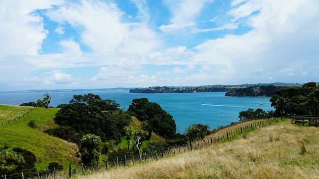 Photo scenic view of sea against sky