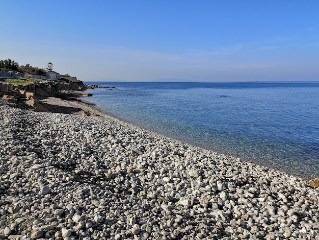 空に照らされた海の景色