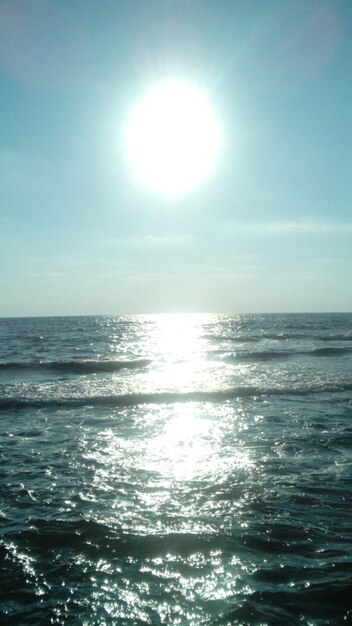 Photo scenic view of sea against sky