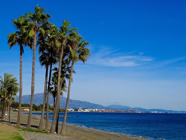 Photo scenic view of sea against sky