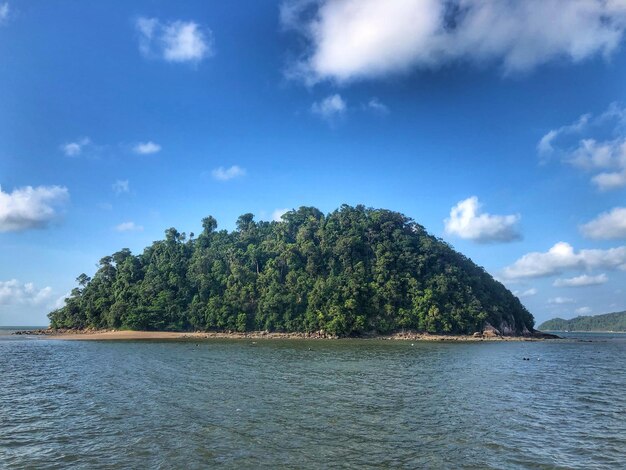 Photo scenic view of sea against sky