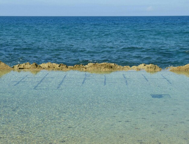 Photo scenic view of sea against sky