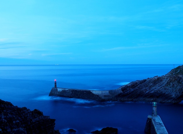 Photo scenic view of sea against sky