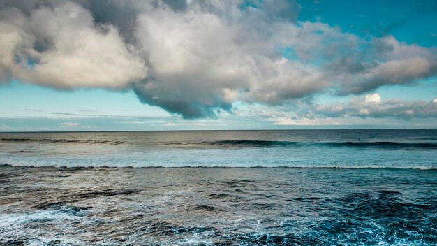 Photo scenic view of sea against sky