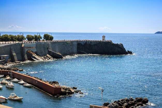 Photo scenic view of sea against sky