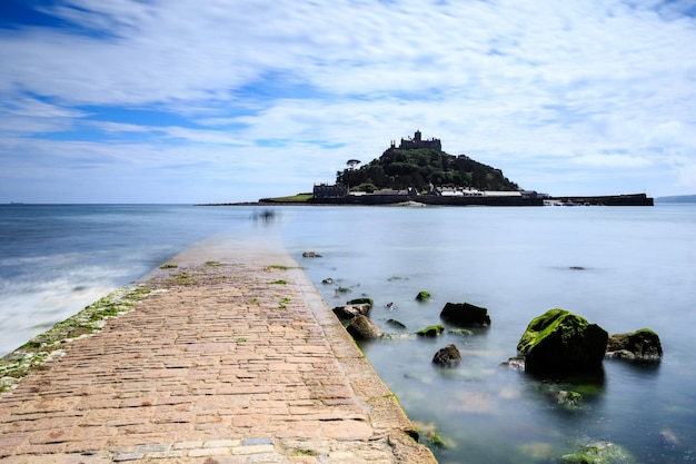 Photo scenic view of sea against sky