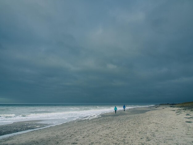 Photo scenic view of sea against sky