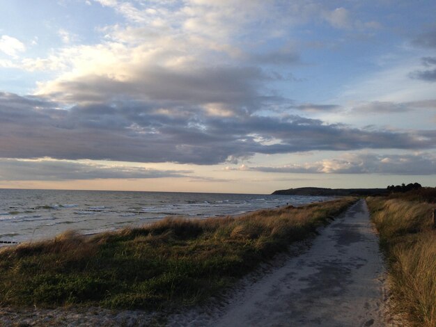 Photo scenic view of sea against sky