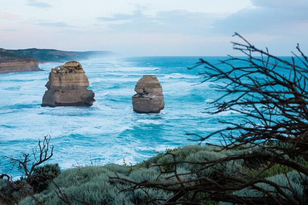 Photo scenic view of sea against sky